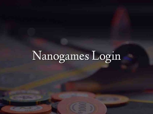 Nanogames Login